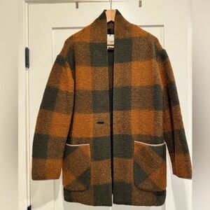 Aritzia Wilfred Free Neelam Plaid Wool Jacket - XS